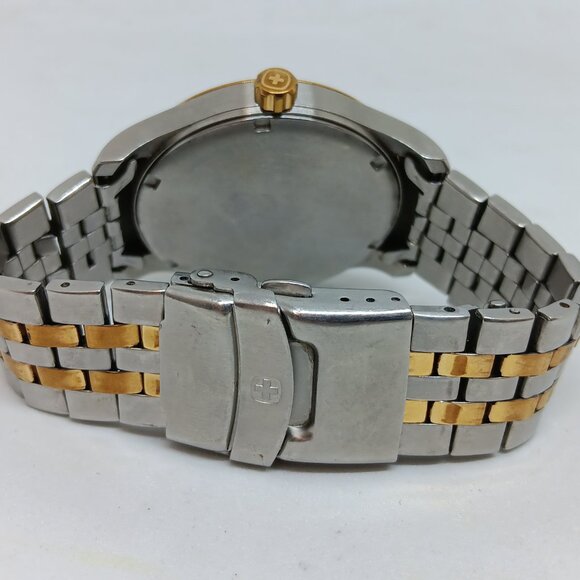 Wenger Terragraph 01.9041.214 Men's 42mm Two Tone S/Steel Swiss Quartz Watch - Picture 6 of 11